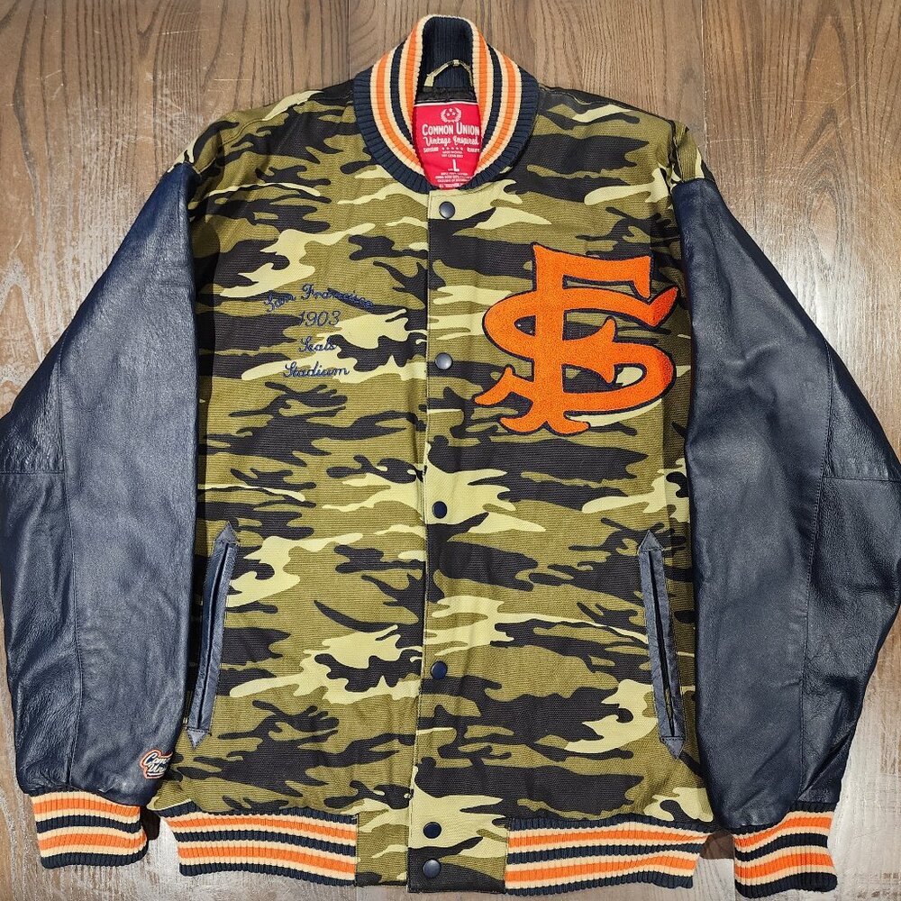 Vintage Authentic San Francisco Giants Seals Jacket LARGE